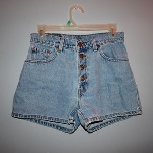 Levi's light wash shorts